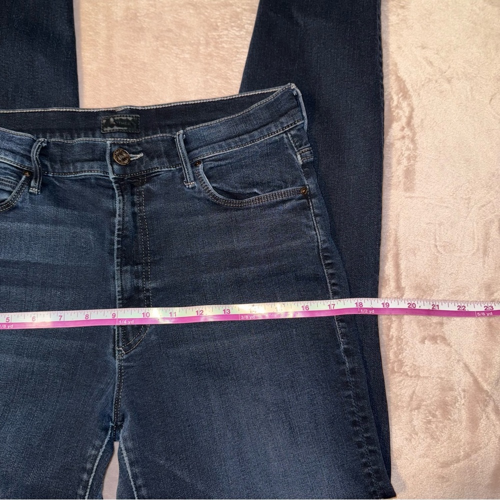 Mother the stunner zip two step fray high rise Jean size 30/L28 - Picture 13 of 16
